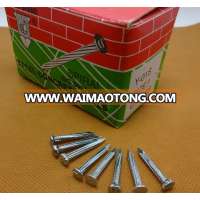 High-strength Carbon Steel Galvanized Cement Nail , Steel Concrete Nails