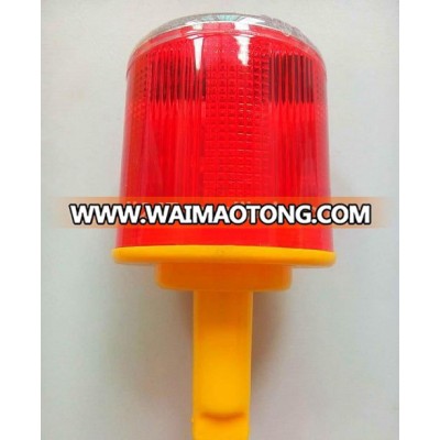 High visibility water proof LED solar powered traffic cone warning light Obstruction light in Guangzhou